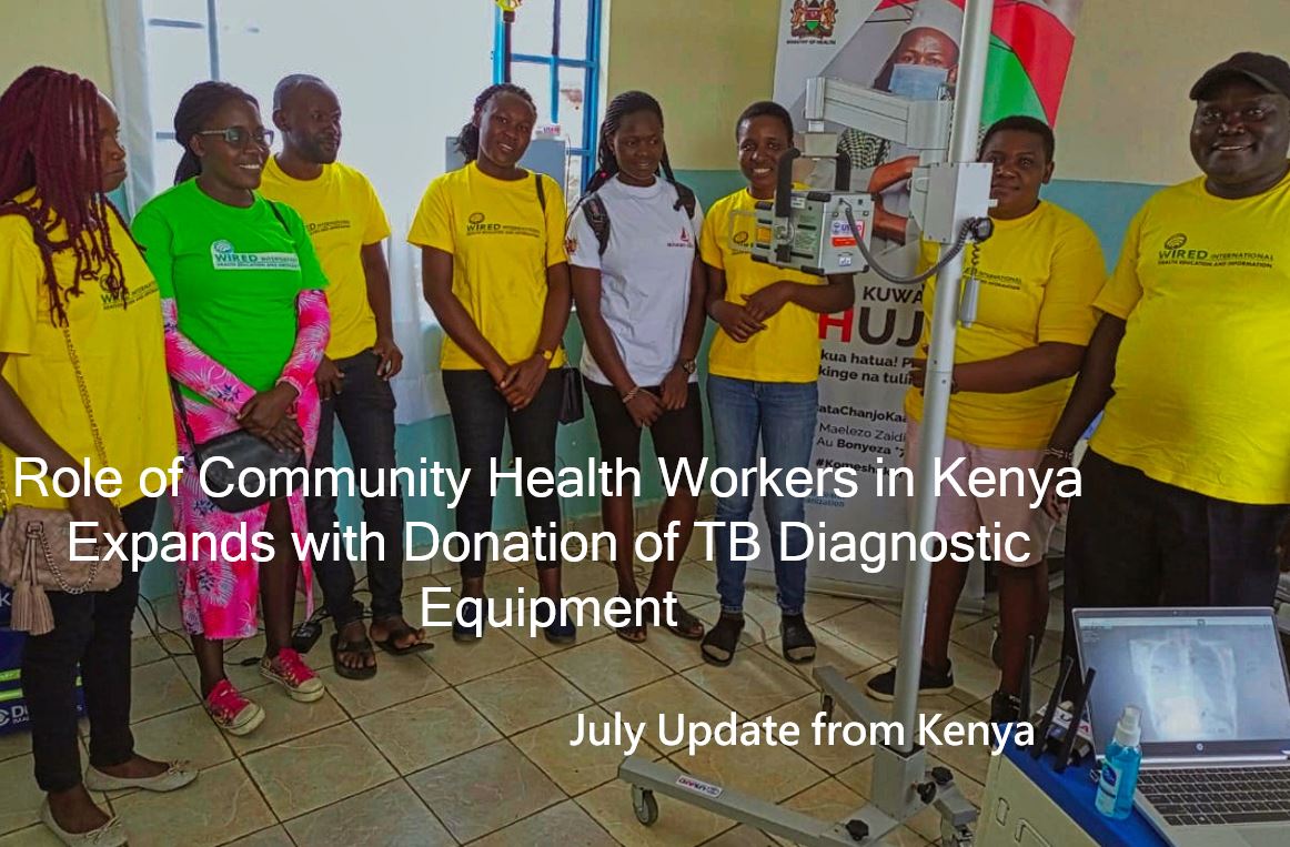  Role Of Community Health Workers In Kenya Expands With Donation Of TB 